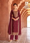 Gharana 4 By Alok Suit Dola Jacquard Designer Salwar Suits Wholesale Market In Surat
